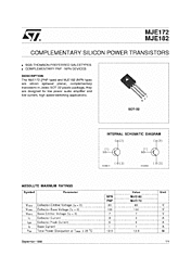 DataSheet MJE172 pdf